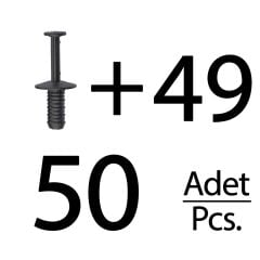 Opel, BMW, Mercedes için Tampon Klipsi- 50'li