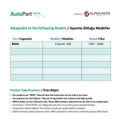 Sunroof Skid Repair Kit for BMW 3 Series E46