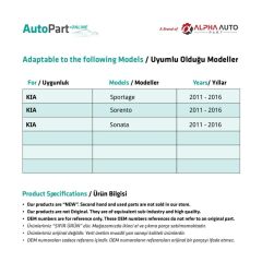 Kia Sportage, Sorento, Sonata için Dişli Seti ve Ayna Dişlisi