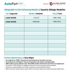 Opel, Ford, Land Rover için Davlumbaz, Panjur Klipsi-10'lu