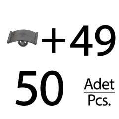 Opel, Peugeot, Renault için İzolasyon, Keçe Klipsi- 50'li