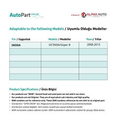 Windshield Repair Set-Right-Left-SET for Skoda Octavia Super B