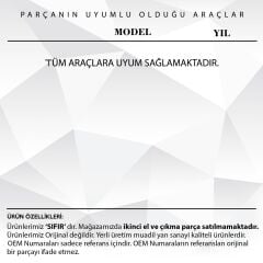 Universal Emniyet Kemer Stop Klips 10'lu