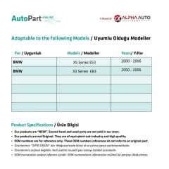 Sunroof Curtain Repair Kit for BMW X5 Series F15-32 Pieces