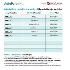 Renault için Davlumbaz Tapası