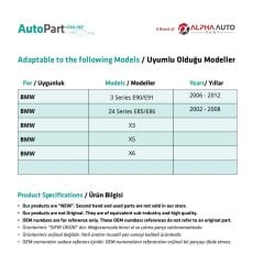 Hood Clips-10 for BMW 3 Series E90-E91