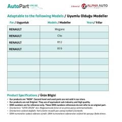 Renault Megane, Clio, R12, R19 için Vites Ara Burcu