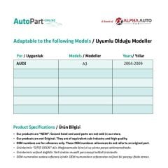 Windshield Repair Set-Right-Left-SET for Audi A3