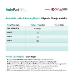 Volkswagen, Audi (A4 A6 Q5) için Araba Kapı Kilit Motoru