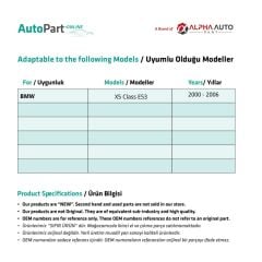 Rear Outer Door Release Wire-LONG-218MM for BMW X5 E53