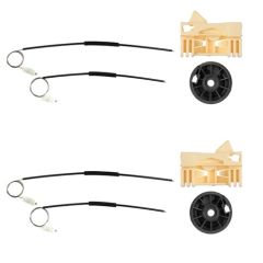 Glass Repair Set for Renault Clio-Right-Left-SET-2 Doors