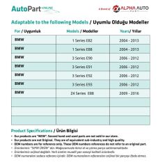 Radiator Water Hose Connector for BMW 1 Series E82-E88