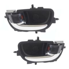 Interior Opening Handle Right and Left Set for Toyota Corolla, Yaris, Auris - Chrome