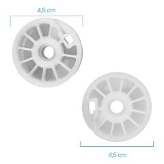 Renault Megane 2,Laguna 2,Scenic 2 için Arka Cam Kriko Makarası-Sağ-Sol-SET