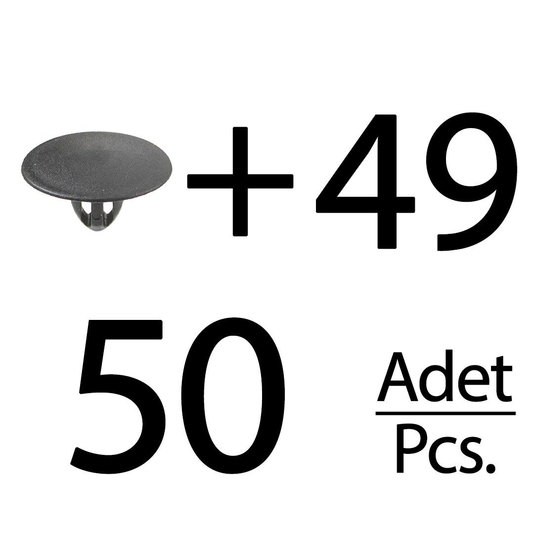 Toyota için Kaput İzalatör Klipsi- 50'li