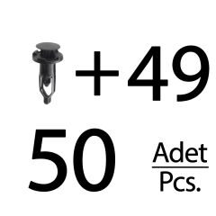 Toyota için Tampon Klipsi- 50 Adet