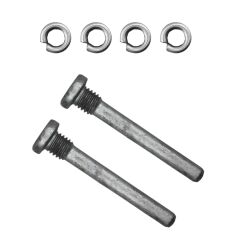 Jeu de goupilles de porte avec douille en acier pour Renault 9/11,19