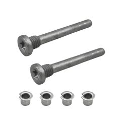 Jeu de goupilles de porte avec douille en acier pour Renault 9/11,19