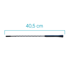 Tige d'antenne de toit torsadée 41 cm pour Hyundai i20