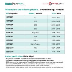 Radiator Additional Tank Cap for Peugeot
