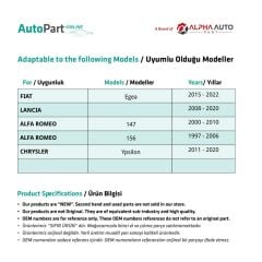 Side Signal Lamp Set for Fiat Egea,Lancia -White- RIGHT and LEFT