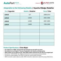 Toyota, Lexus için Tampon Klipsi- 10 Adet