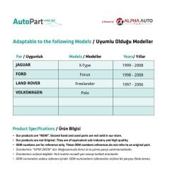 Front-Rear Window Jack Reel for Volkswagen Polo-LEFT