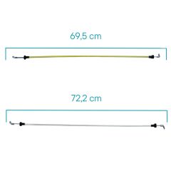 Inner Wire -SET For Mercedes Axor ,Atego Door (Dia. 3.95mm)