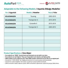 Volkswagen için Döşeme Klipsi- 10 Adet