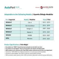 Windshield Water Sprinkler Nozzle for Nissan NV400,Opel Movano