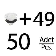 Renault, Peugeot, Citroen için Döşeme Klipsi- 50 Adet