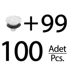 Renault, Peugeot, Citroen için Döşeme Klipsi- 100 Adet
