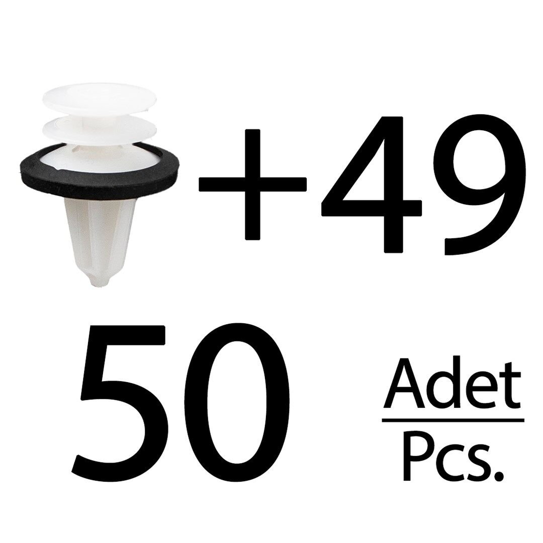 Ford C-Max, Escape, F-150 için Kapı Döşeme Klipsi- 50'li