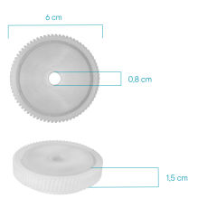 Skoda Octavia için Cam Motoru İç Dişlisi-Plastik