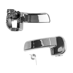 Nissan Qashqai J10,JJ10 için Krom İç Kapı Kolu-Ön-Arka-Sağ-Sol-SET
