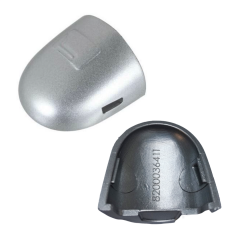 Ensemble de couvercles de trou de clé de poignée de porte extérieure pour Renault Megan 2 - gris