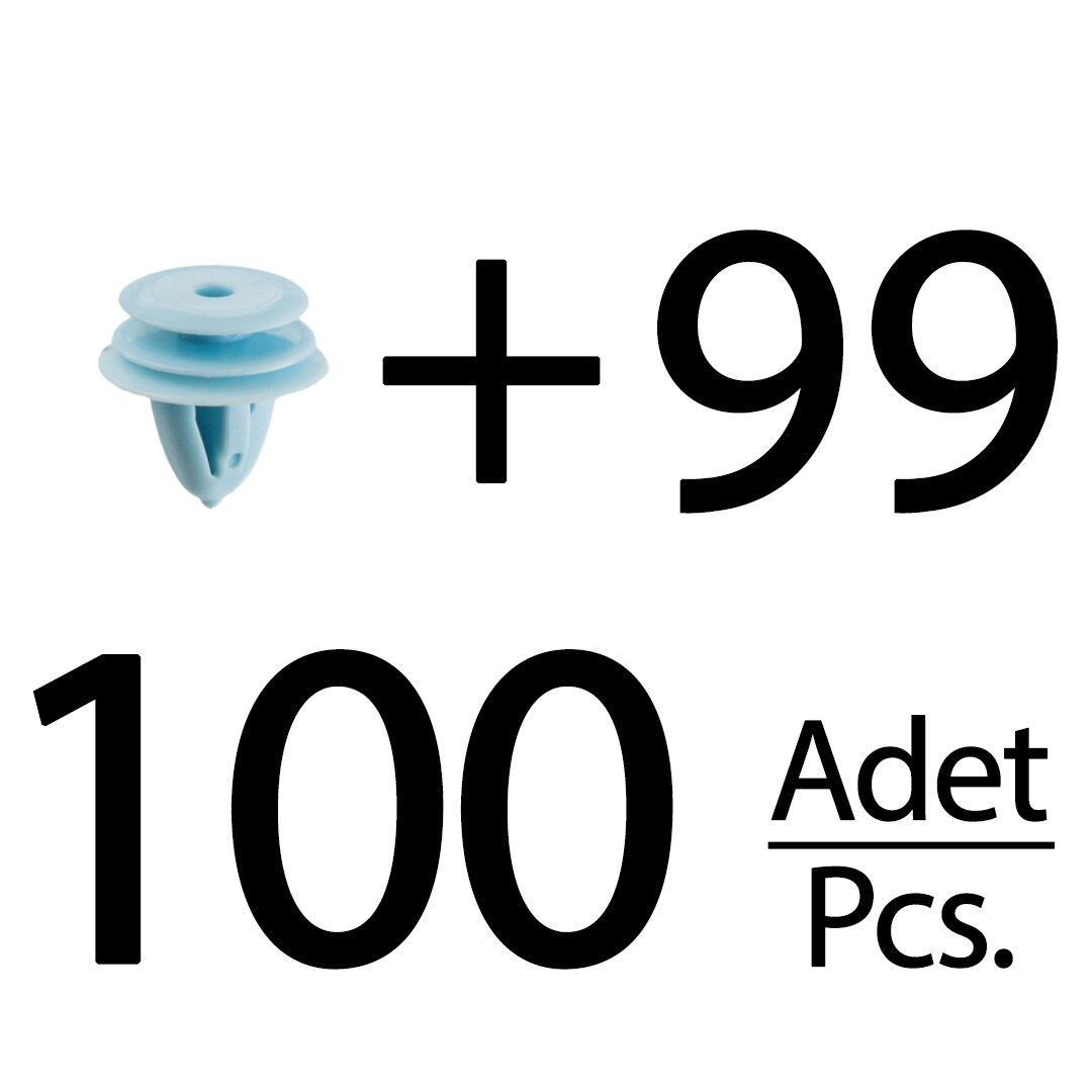 Hyundai, Kia için Kapı Döşeme Klipsi- 100 Adet