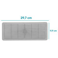 Mercedes C Sınıf (W202-W203)  için Sunroof Güneşlik El Tutamağı ve Izgara Seti -Gri