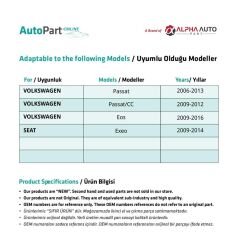 Trunk Lock Gear for Audi A4,RS4,A5,A6,A8