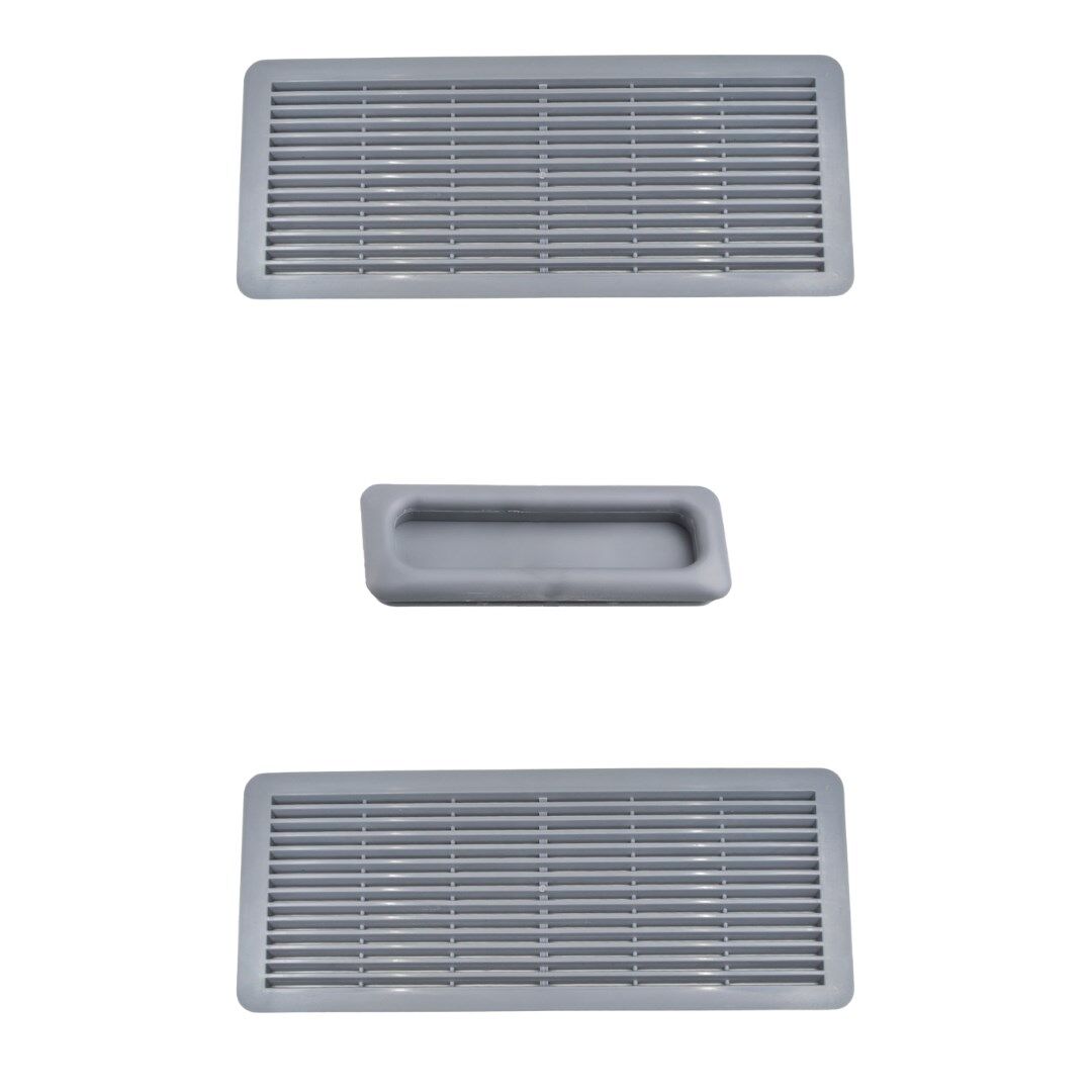 Mercedes C Sınıf (W202-W203)  için Sunroof Güneşlik El Tutamağı ve Izgara Seti -Gri