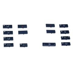 Air Conditioning Panel Buttons 14 Piece Set for BMW 5 Series E39
