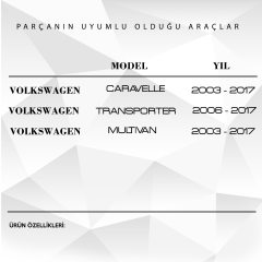 VW Golf, Passat, Caddy, Tiguan, Touran için Arka Silecek Kol Kapa