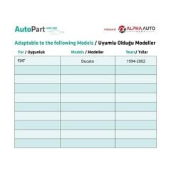 Fiat Ducato için Döşeme Klipsi-Koyu Kahve- 1 Adet