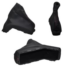 Handbrake-Gear Gaiter and Shift Knob (6)-RED for Opel Astra H
