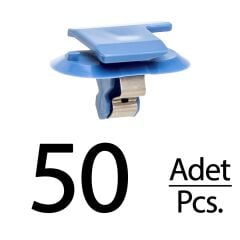 Opel ve Peugeot için Kapı ve ve Bagaj Eşik Klipsi- 50 Adet