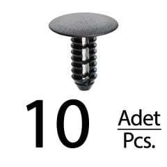 Fiat Ducato için Döşeme Klipsi-Siyah - 10 Adet