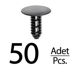 Fiat Ducato için Döşeme Klipsi-Siyah - 50 Adet