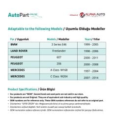 Mercedes E Class W210,W212,S212 için Ön Cam Kriko Makarası