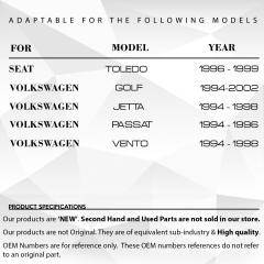 Engine Air Hose for Volkswagen Passat, Golf, Seat Toledo