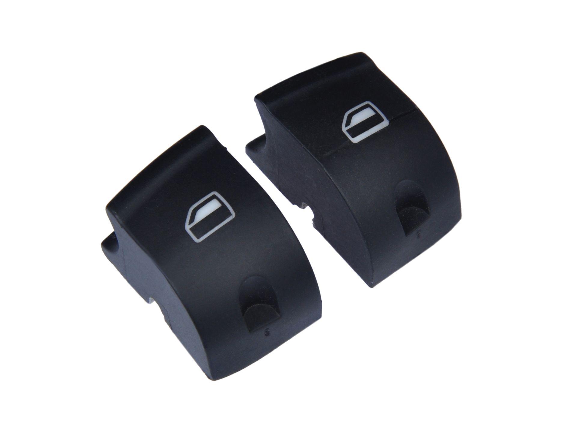 Glass Button Cover 2 Pieces for Audi A3 A6 Q7